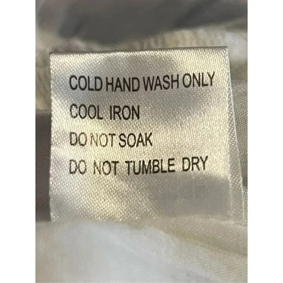 LF Seek The Label Off The Shoulder Striped Romper Medium Blue White Ruffle Trim - Picture 7 of 8